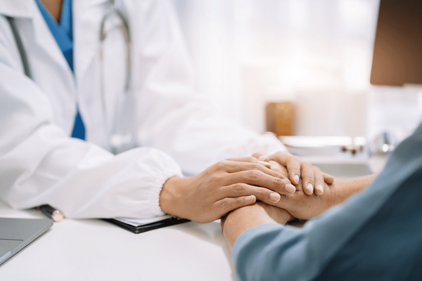doctor and patient hands