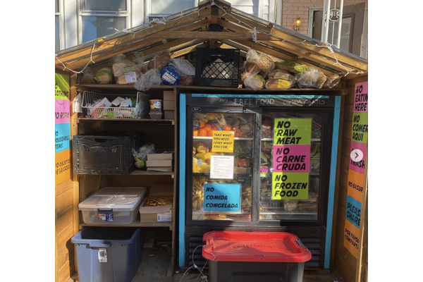 A community fridge
